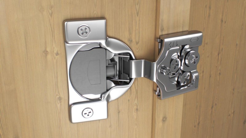 Berta 50-Pack, 1/2 inch Overlay Soft Closing Face Frame Cabinet Hinges, 105 Degree 6-Ways 3-Cam Adjustment Concealed Kitchen Cabinet Door Hinges with Screws (1/2 in. Overlay, 50 Pieces) - Image 4